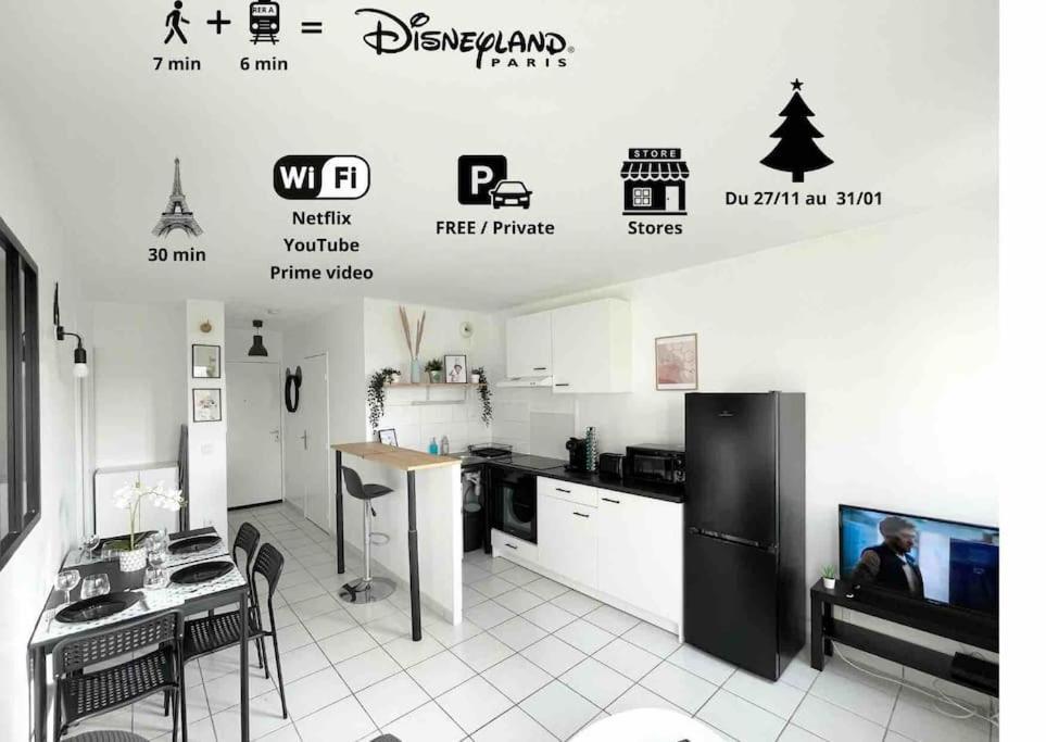 Mickey'S House - Apartments 4 Persons - 10 Min Disneyland Paris Bussy-Saint-Georges Ngoại thất bức ảnh