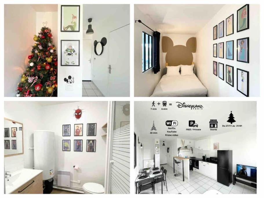 Mickey'S House - Apartments 4 Persons - 10 Min Disneyland Paris Bussy-Saint-Georges Ngoại thất bức ảnh